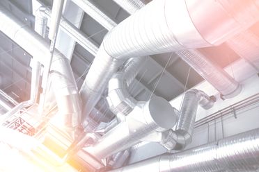 ventilationskanal invändigt i taket